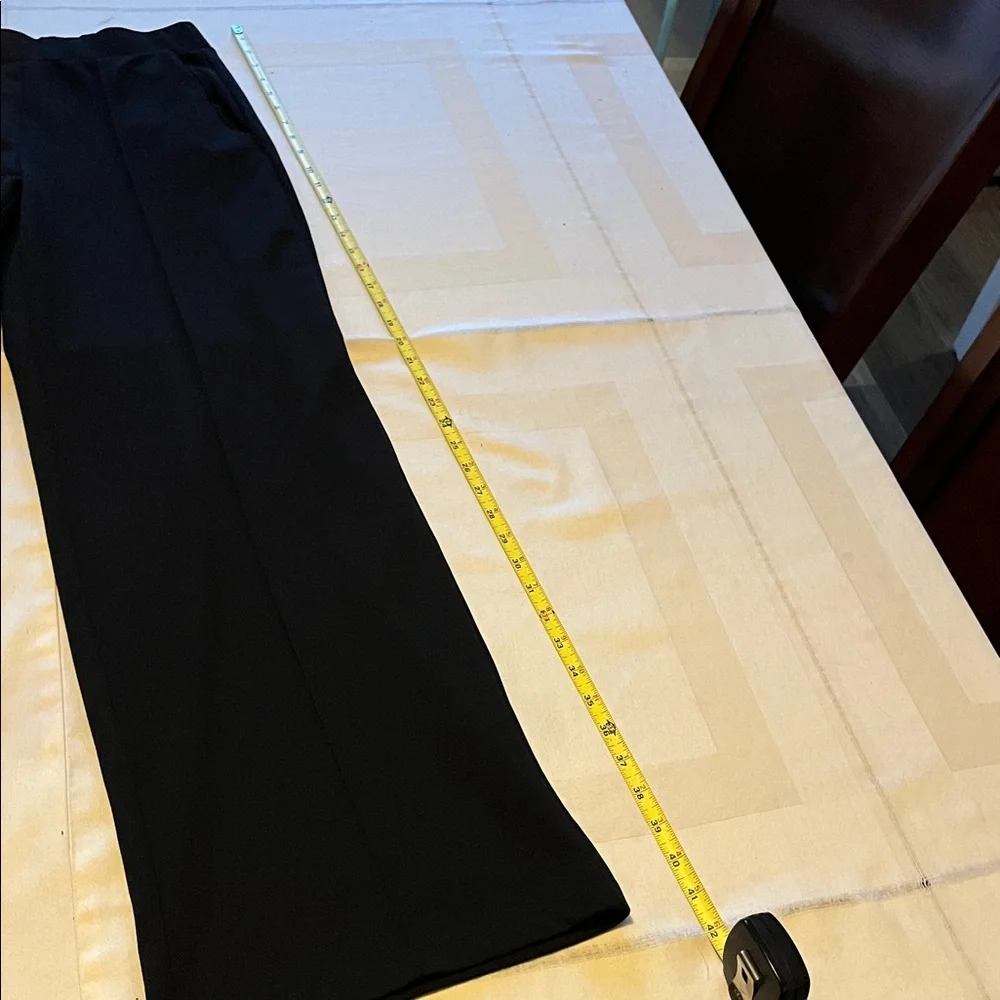 Saint + Sofia Luxurious Black Palazzo Pants Size 6